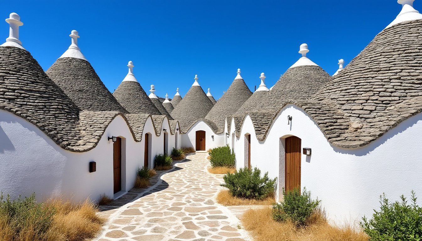 découvrez alberobello en italie, célèbre pour ses maisons trulli uniques. explorez les incontournables, activités et conseils pour profiter au mieux de votre visite dans ce charmant village classé au patrimoine mondial de l’unesco.