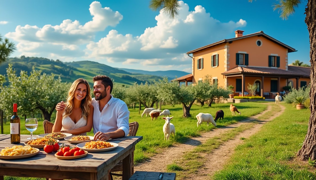 partez à la découverte de l’agriturismo en italie et vivez un séjour authentique au cœur des magnifiques campagnes italiennes. profitez d’hébergements traditionnels, de la gastronomie locale et d’expériences inoubliables entre nature et culture.