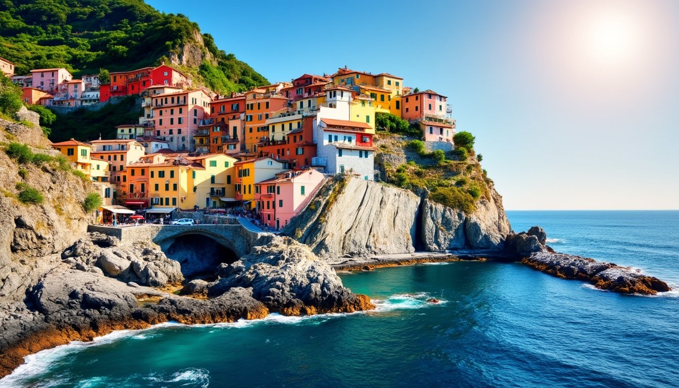 découvrez le parc national des cinque terre, un joyau de la côte ligurienne en italie, célèbre pour ses villages colorés, ses sentiers de randonnée panoramiques, ses paysages à couper le souffle et sa riche culture méditerranéenne.