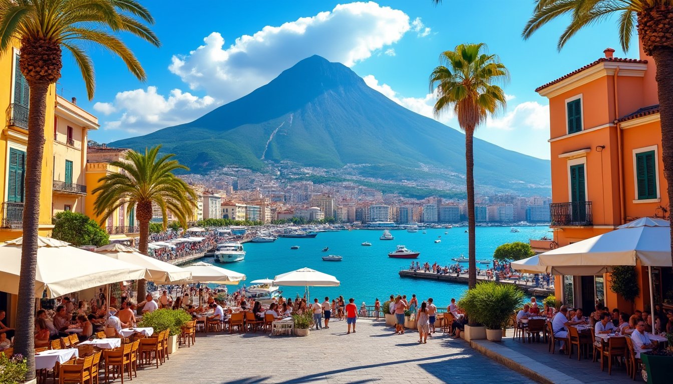 découvrez naples, une ville italienne vibrante située au pied du vésuve, célèbre pour son histoire, sa culture, ses ruelles animées, sa cuisine authentique et ses sites classés au patrimoine mondial de l'unesco.